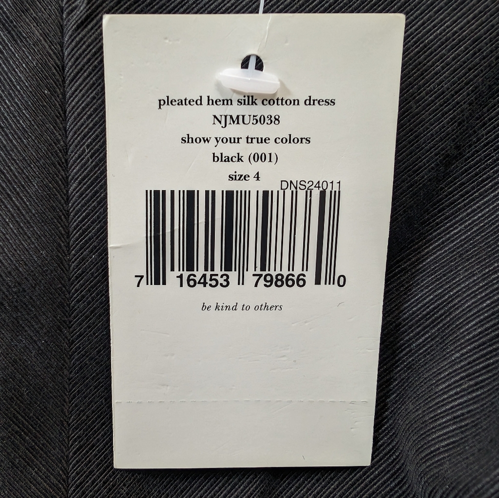 Kate Spade Silk Cotton Pleated Hem Dress - Picture 16 of 16
